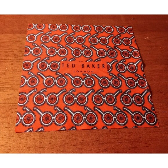 Ted Baker London Eyeglass Case Black Standard Size w/ Citrus Cleaning Cloth - Picture 2 of 6